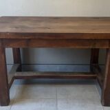 Vintage solid wood farmhouse table.