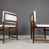 Mid century teak scandinavian dining chairs, 1960s
