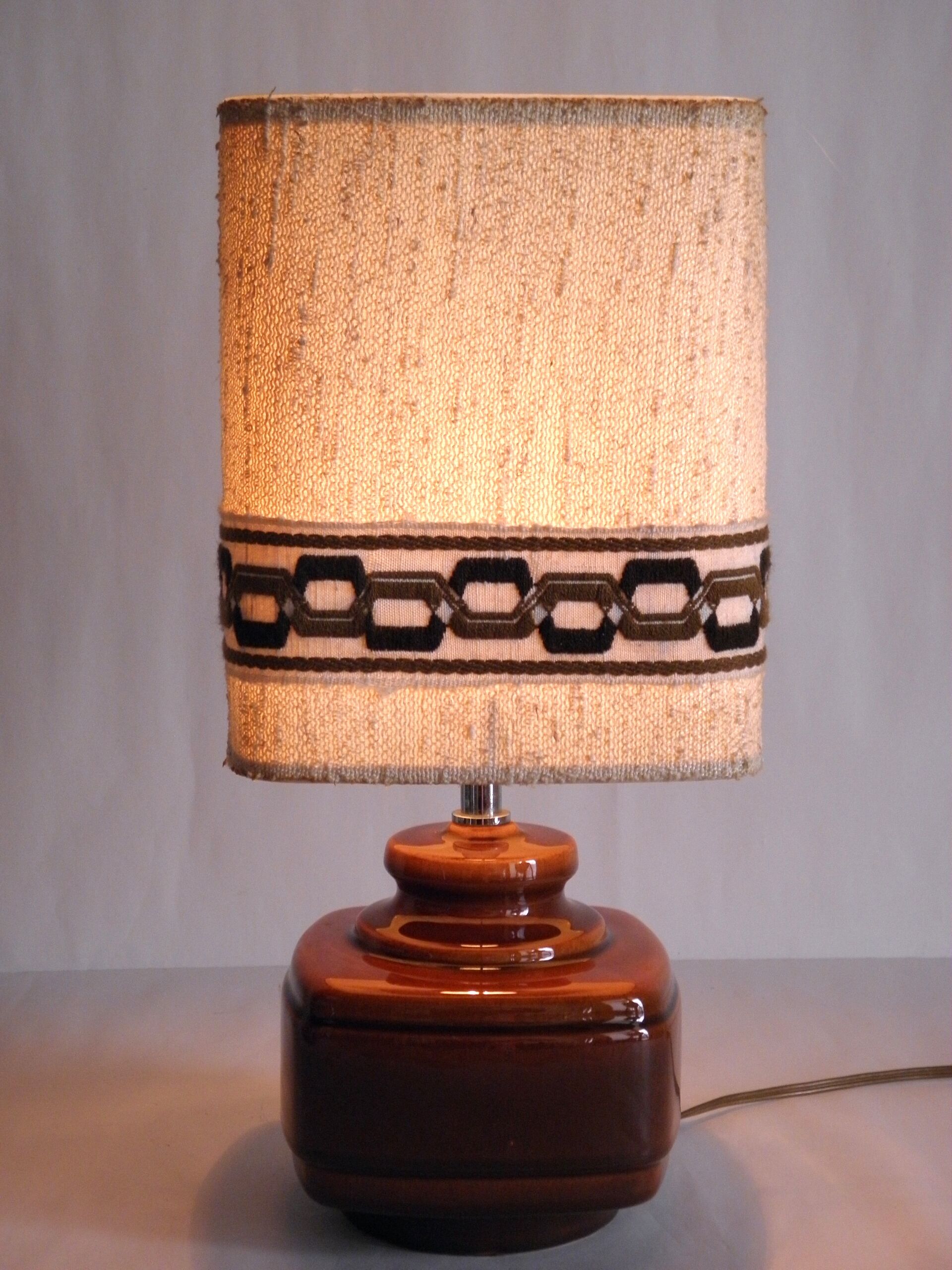 Ceramic lamp 70s