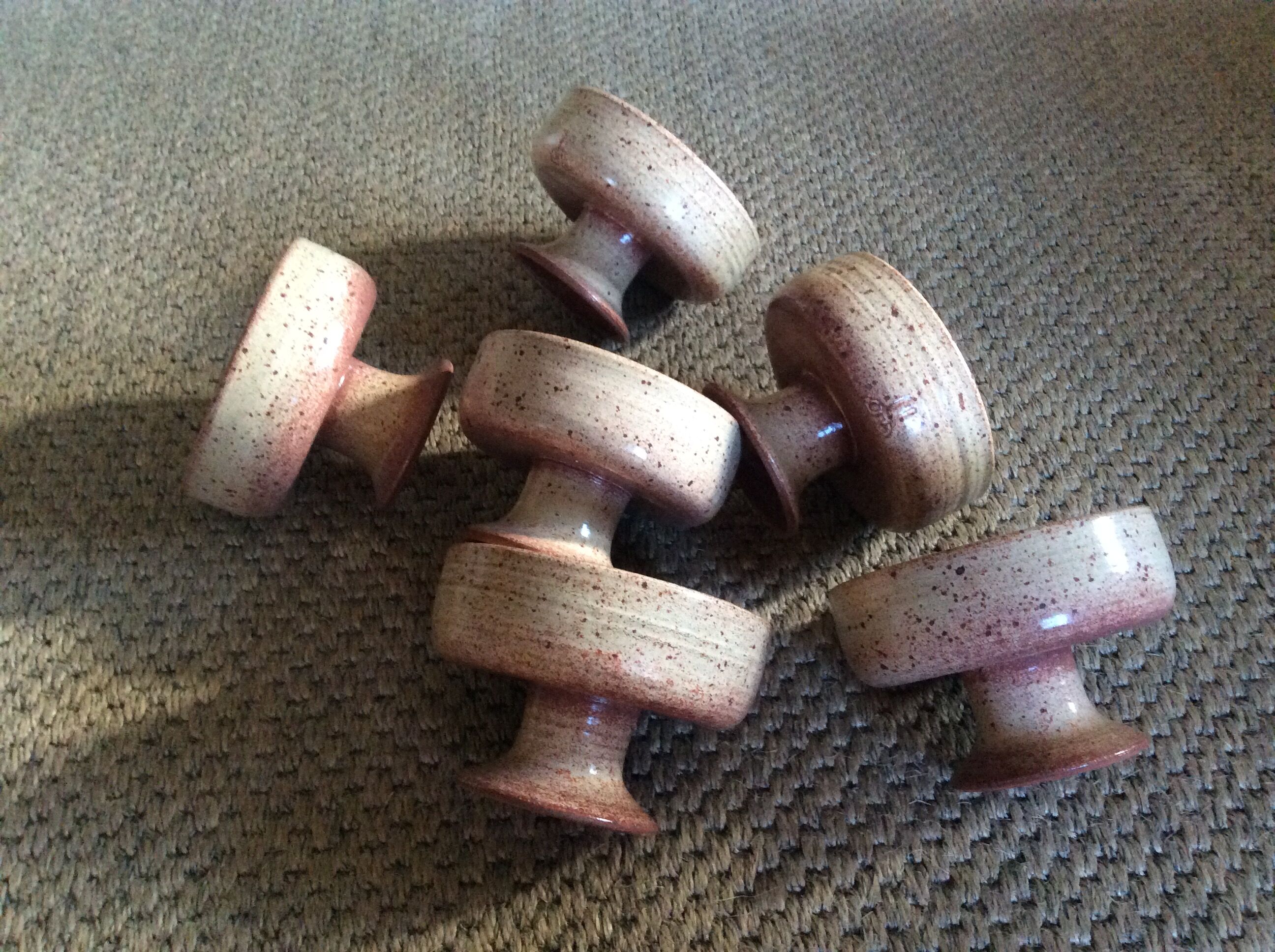 Série de 6 coupelles en grès