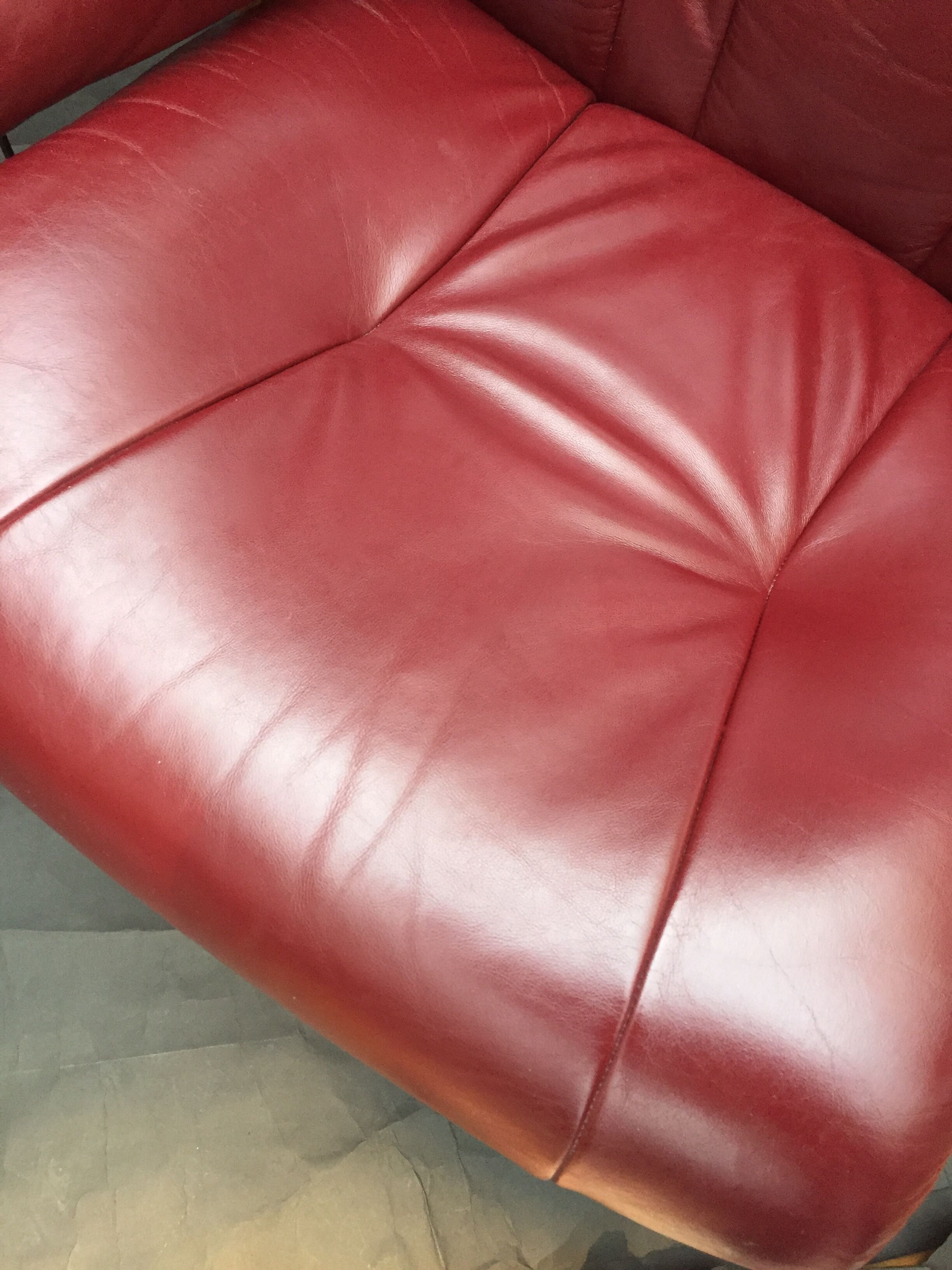 Scandinavian reclining relax armchair in Anderssons leather