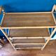 Rattan and bamboo shelf 70s