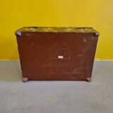 Anglo Indian Box With Painted Figures Of Musicians From The 1950s