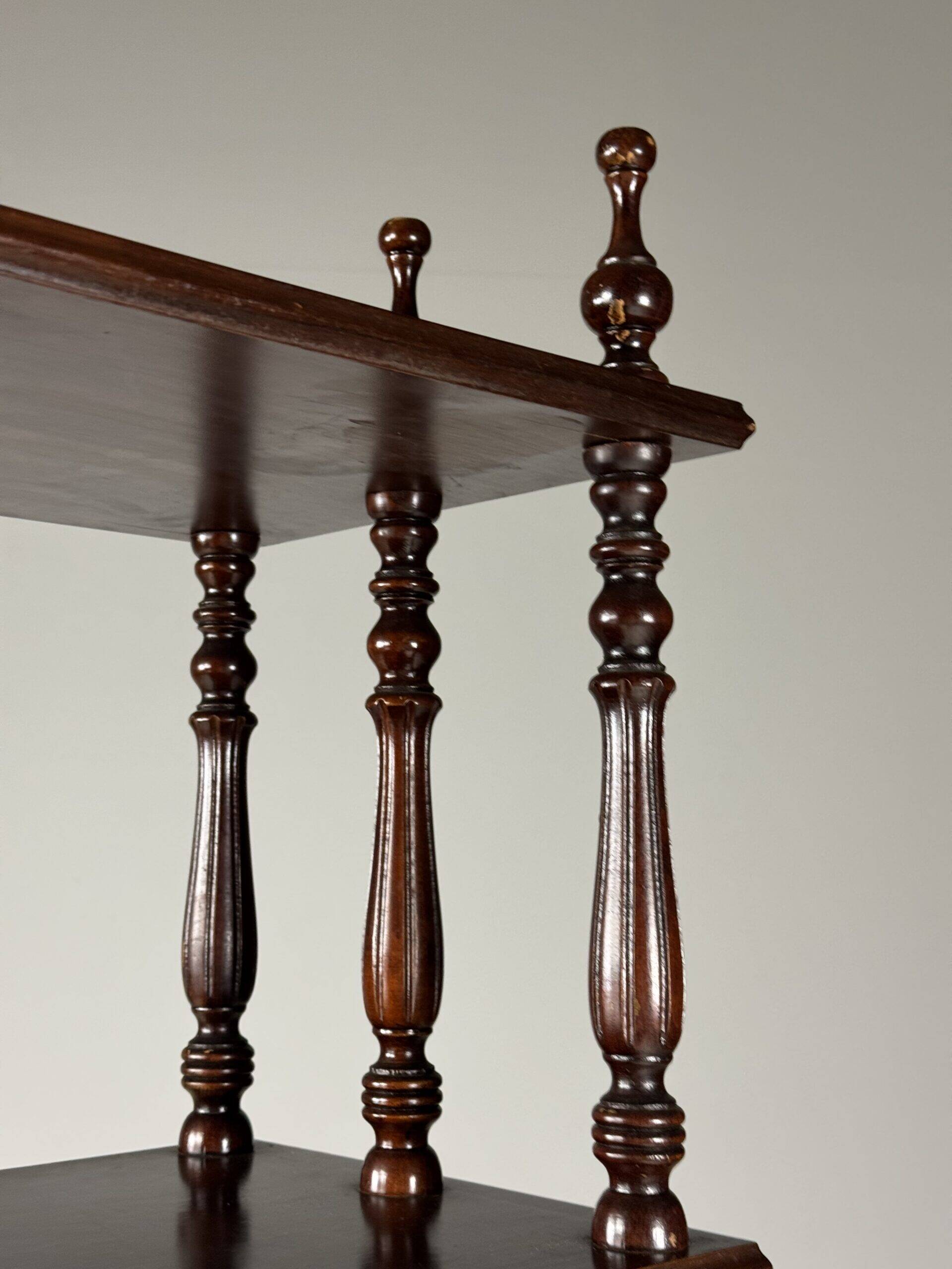 French mahogany étagère