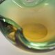 Vintage 1970s Murano glass submerged Italian design emptier tray