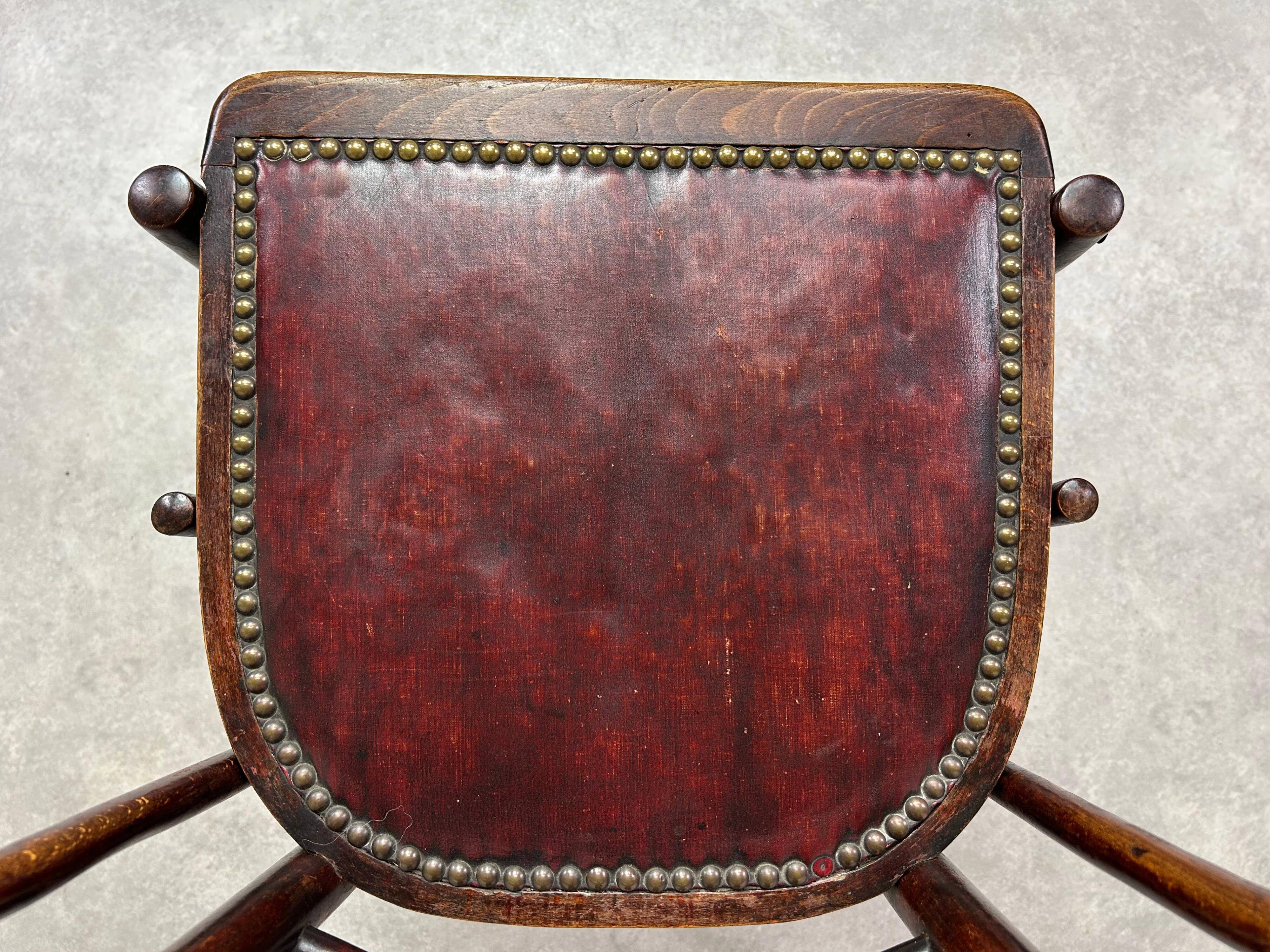 Chairs in the Jugendstil style of Josef Hoffmann