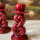 Ceramic candlesticks 1950