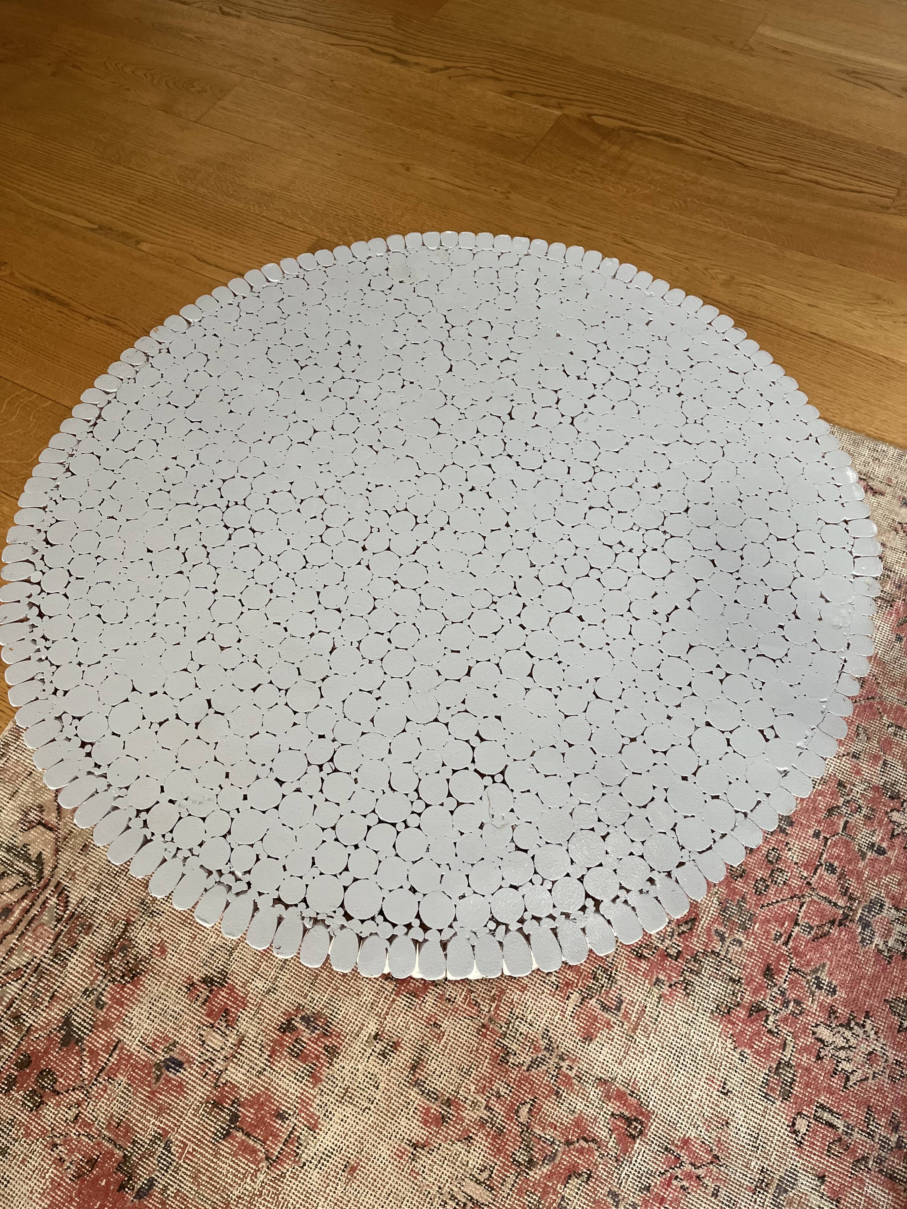 70s rattan coffee table by McGuire