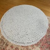 70s rattan coffee table by McGuire