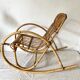 Children's rattan rocking chair
