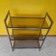 Metal shelf and smoked glass Roche Bobois
