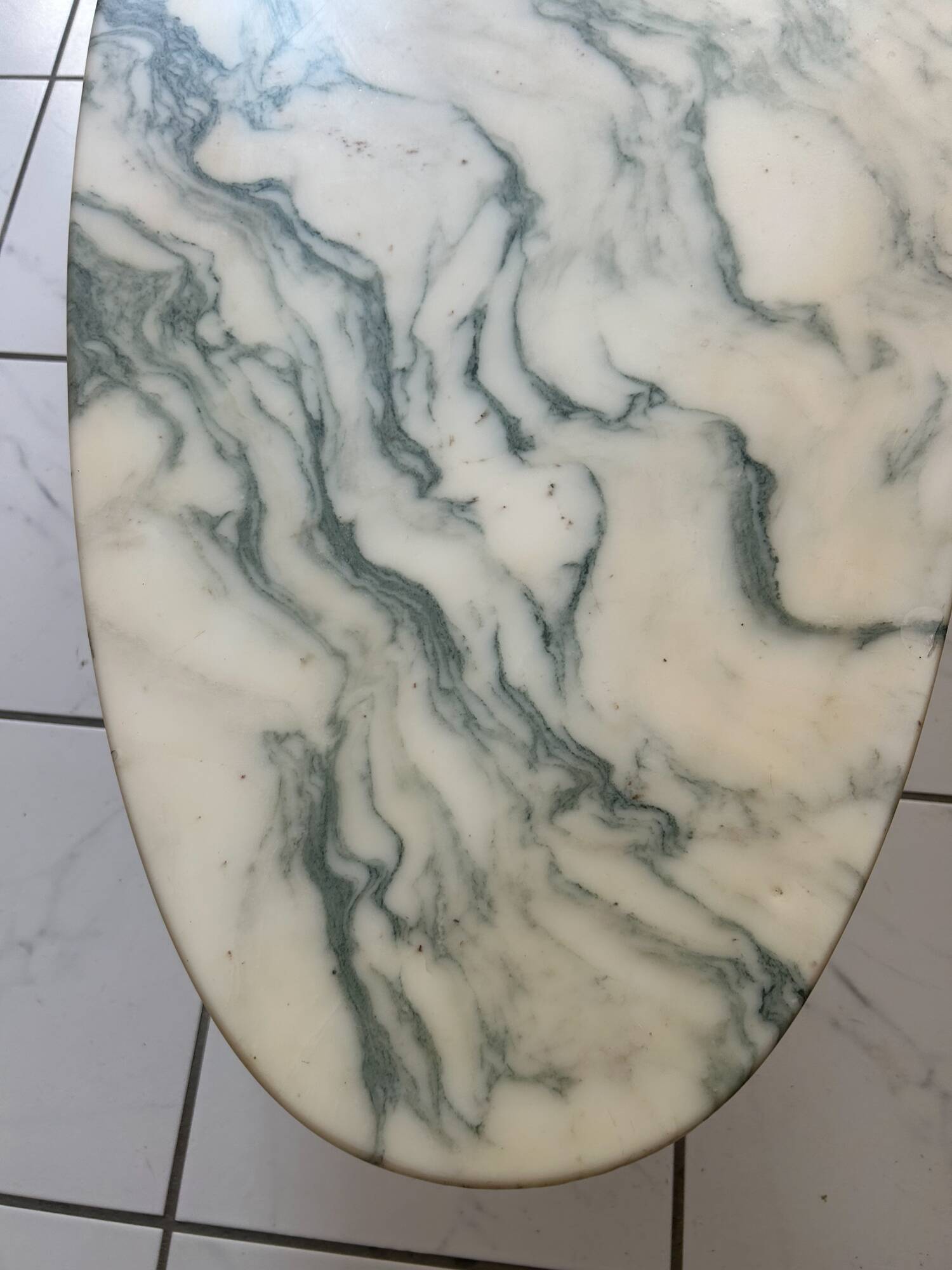 Vintage surf-style coffee table marble Osvaldo Borsani