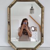 Vintage octagon mirror