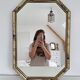 Miroir octogone vintage