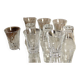 Set of 9 Liqueur or Shot Glasses - Art Deco 1940 certified