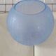 Cracked glass ball vase