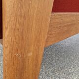 Antique solid oak armchair