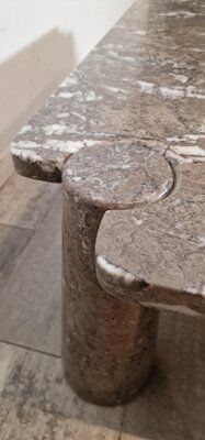 Set of 2 marble coffee tables by Angelo Mangiarotti, 1975