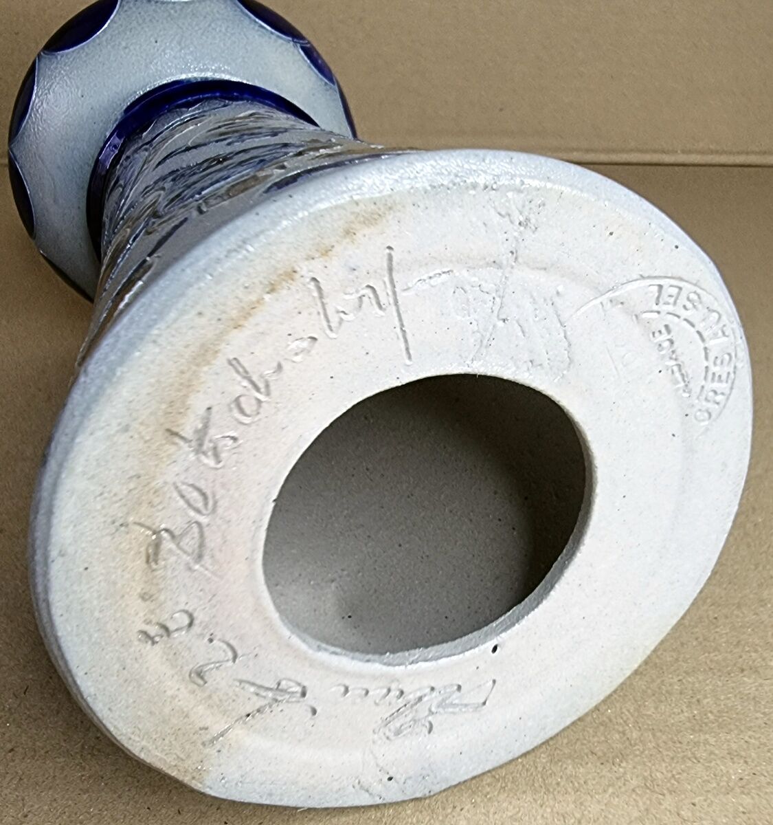 Perfume burner candle holder in Betchdorf stoneware