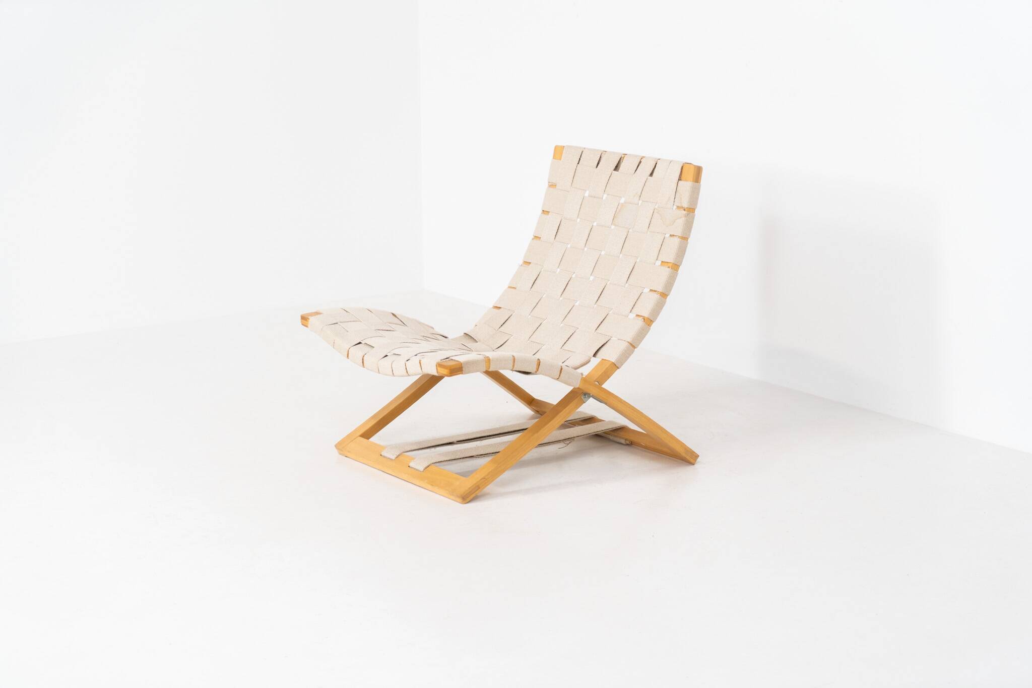 Rare folding chair by Ingmar Relling for Westnofa
