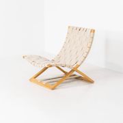 Rare folding chair by Ingmar Relling for Westnofa
