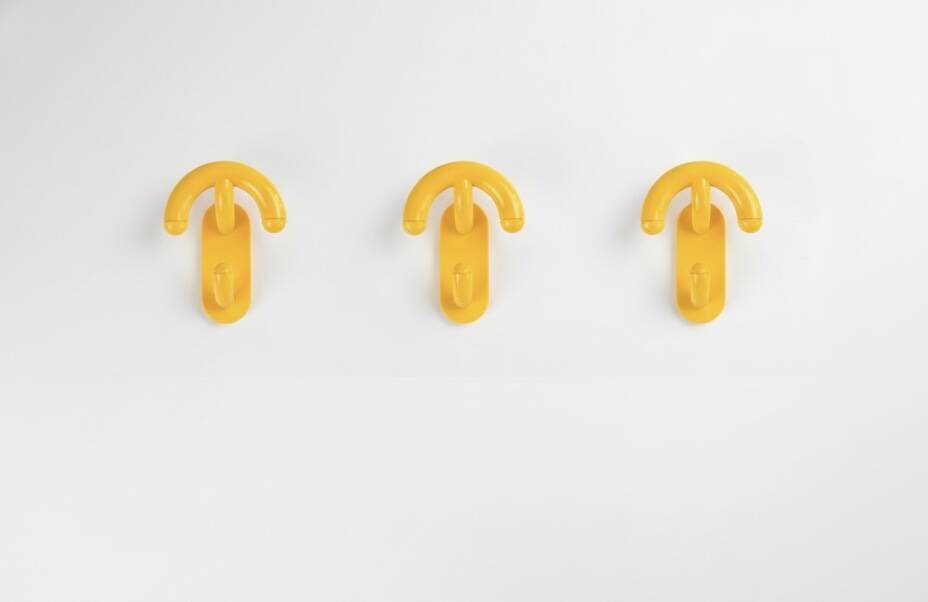Arco coat hook/coat rack by Luigi Caramella for Con&Con, Italy 1970