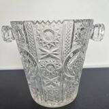 Vintage Cut Crystal Ice Bucket