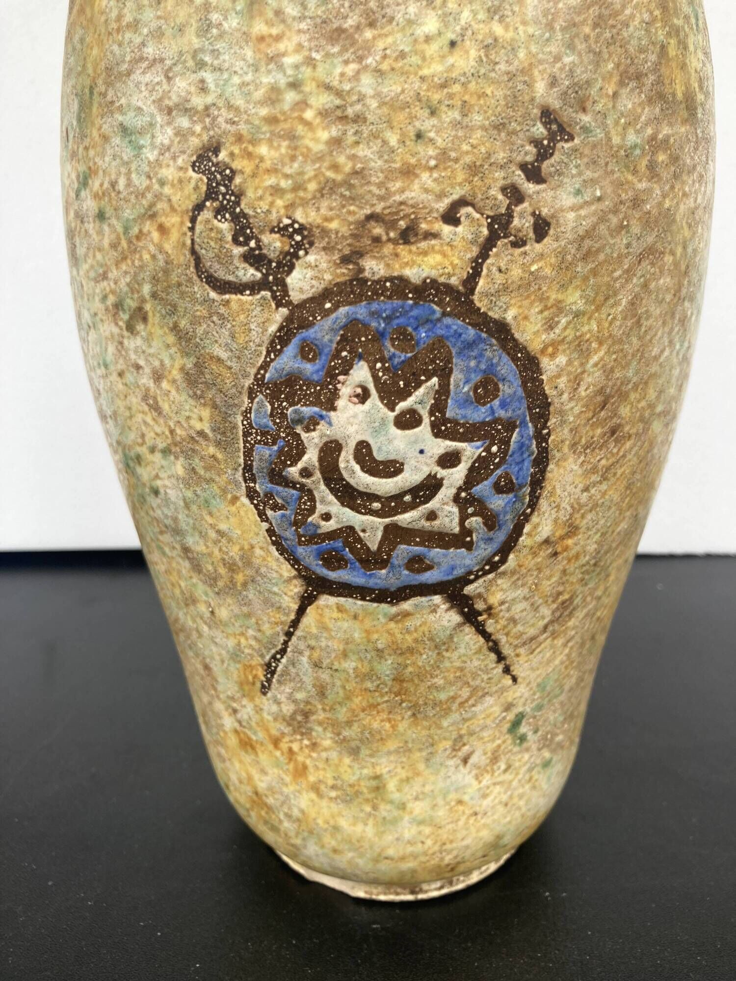 enameled vase by Jean Besnard (1889-1958) known as René Bluet