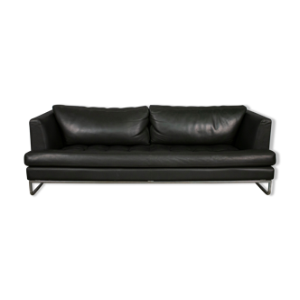 3-seater sofa anthracite leather