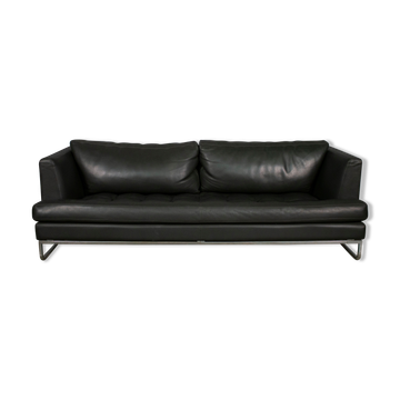 3-seater sofa anthracite leather