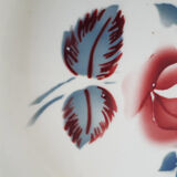 Flat earthenware plates from Sarreguemines , Magali from Digoin