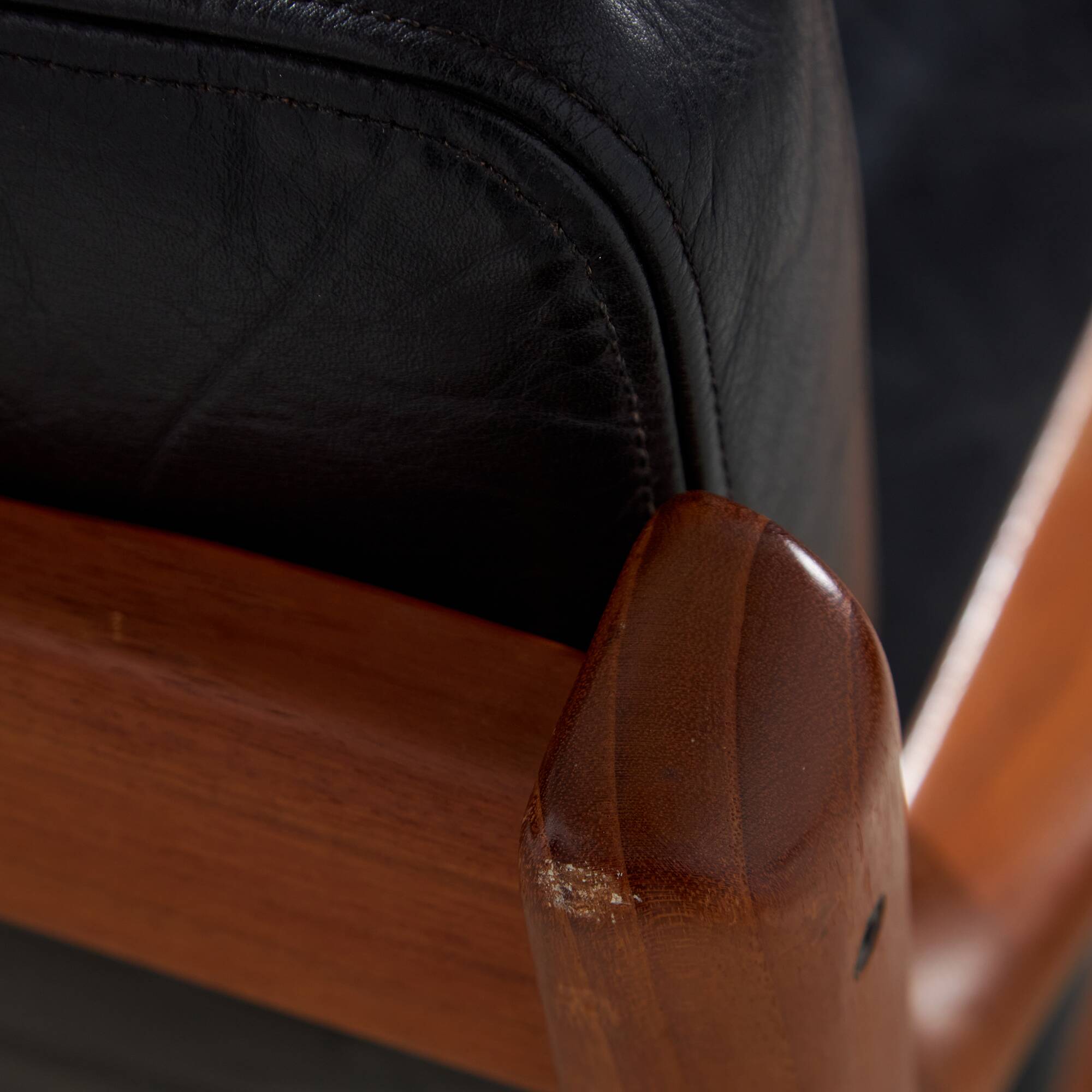 Senator Leather Sofa Set by Ole Wanscher for France & Søn, 1960s, Set of 3 (MK10221)