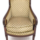 Duo of shepherdesses, Empire era. Silk velvet