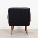 Leather armchair, Danish design, 1970s, production: Denmark