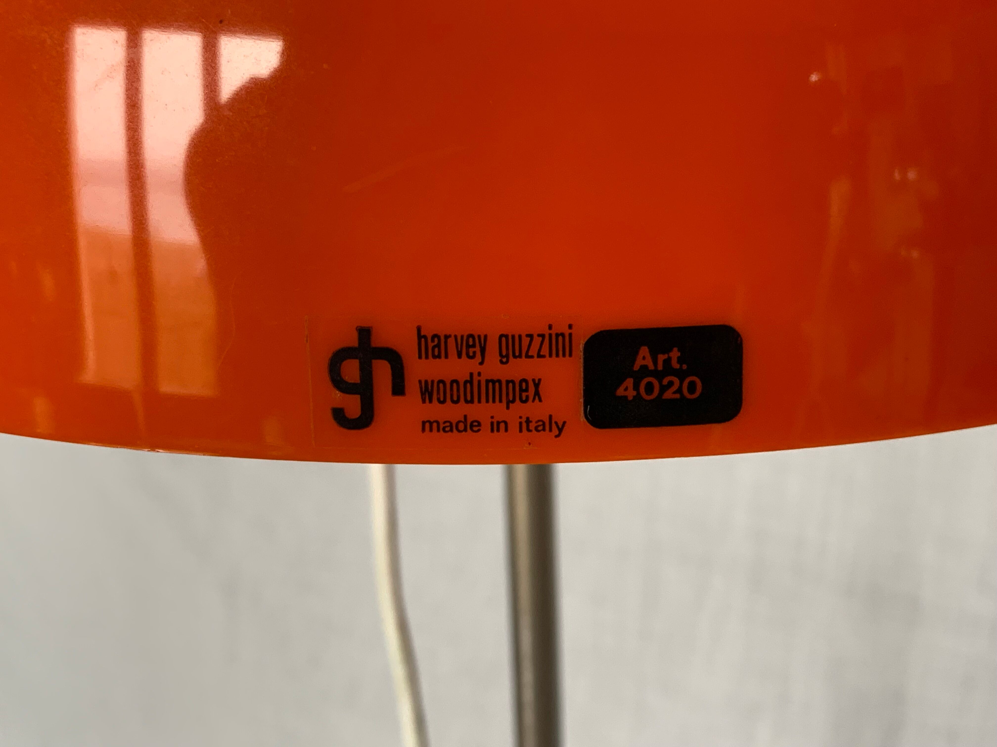 Faro floor lamp by Harvey Guzzini, 1970s