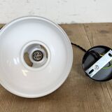 Vintage Industrial Beige Painted Ceiling Lamp, 2000s