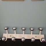 White lacquered coat rack Circa 1950