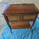 Regency style cherrywood pedestal table