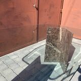 Roche Bobois marble and glass designer dining table circa 1970