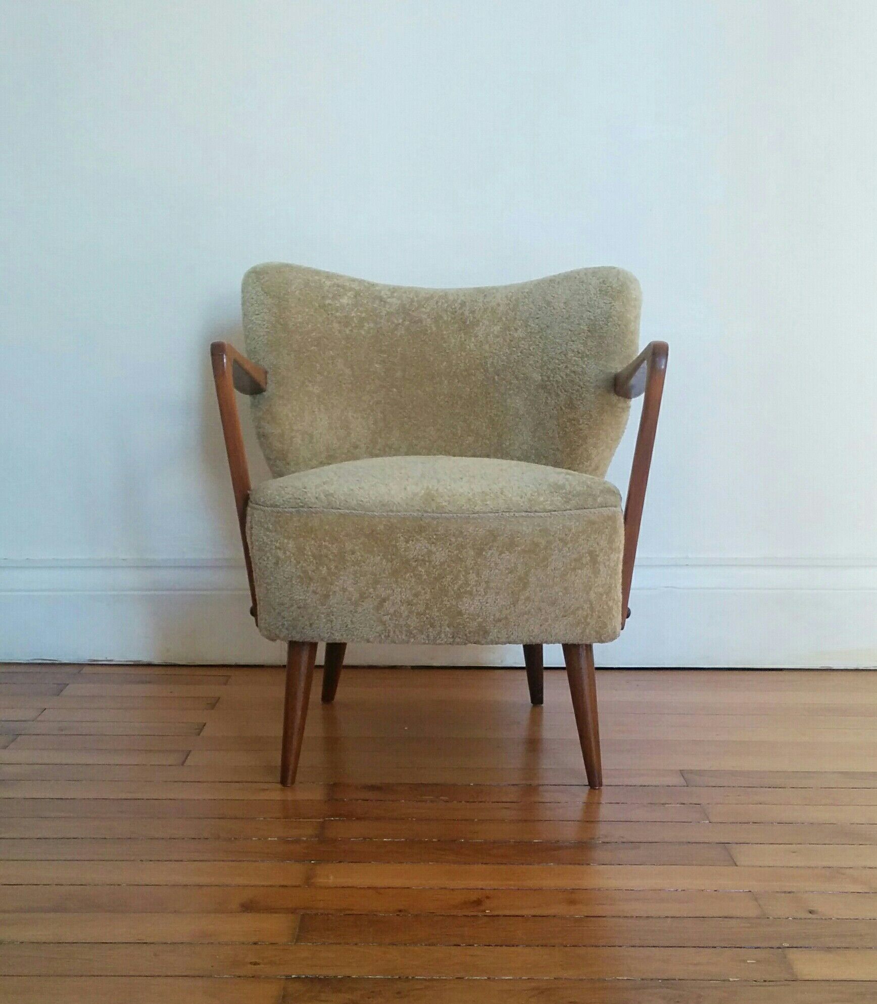 Fauteuil cocktail scandinave
