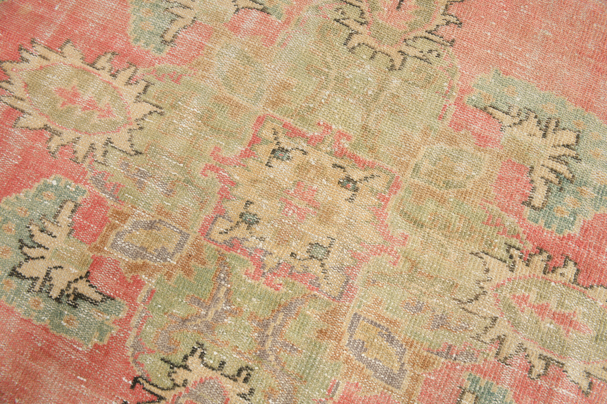 7x10 oriental & madallion vintage rug 207x304cm