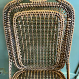 Vintage rattan chair house drucker