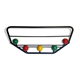 Cloakroom 5 coat hooks in colorful wood balls