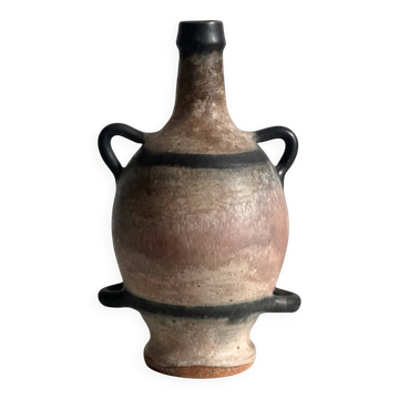 Amphora vase with four handles — Willy Biron, Bouffioulx, Belgium, circa 1960