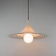 Vintage Black And White Meblo "Albatros" Trumpet Pendant Lamp