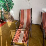 Pair of deck chairs