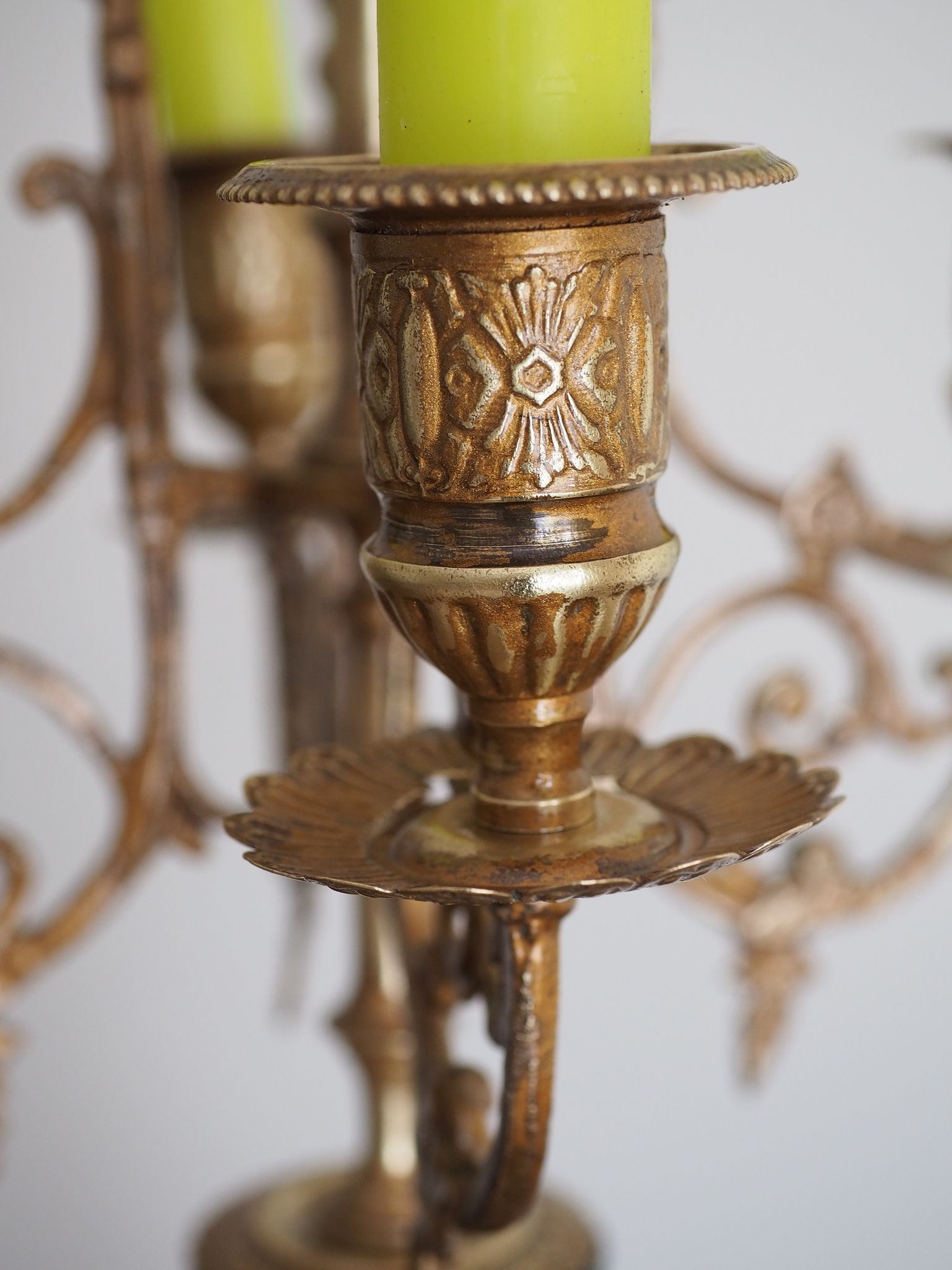 Chandelier 5 feux style Napoléon III