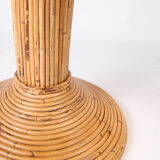 Rattan coconut lamp