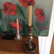 Wooden lamp foot