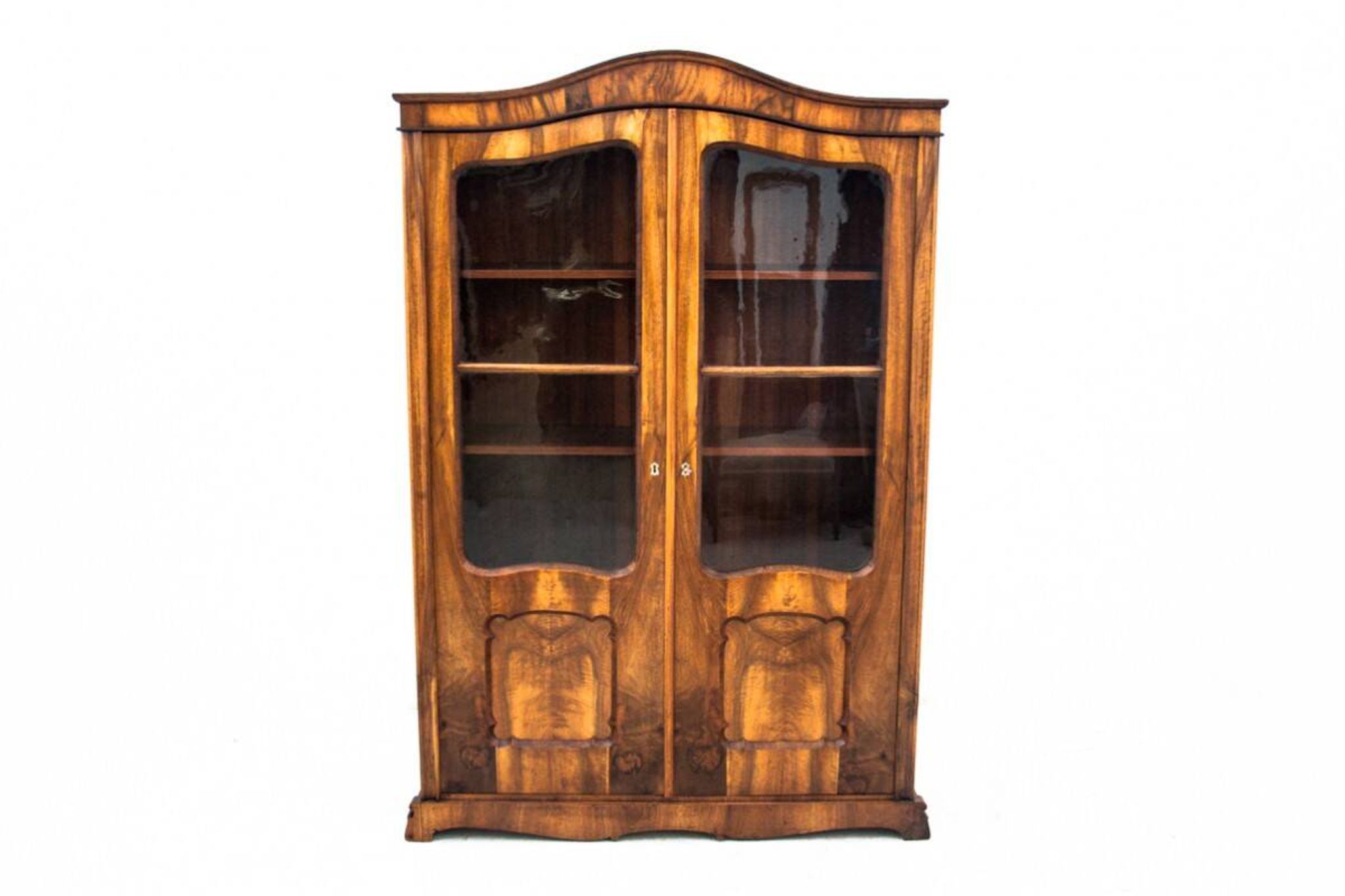 Bibliothèque vitrée, Europe du Nord, vers 1890